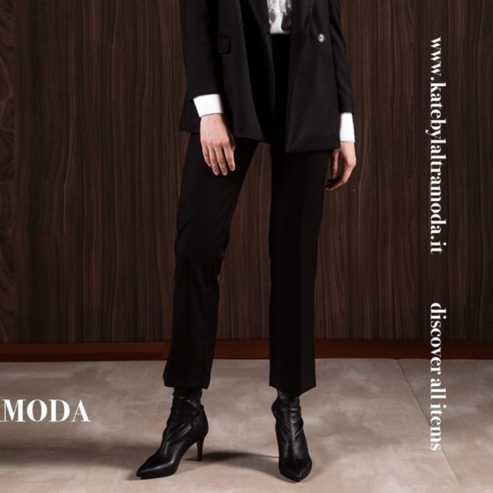 KATE by Laltramoda Black Slacks